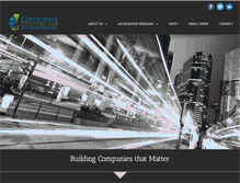 Tablet Screenshot of consciousventurelab.com
